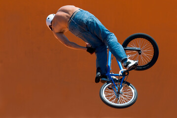 Biker stunts