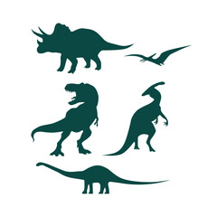 Dinosaur animal silhouette