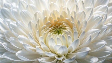  This is a white chrysanthemum.