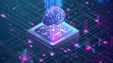 Futuristic Holographic Brain Interface in Digital Cyber Network