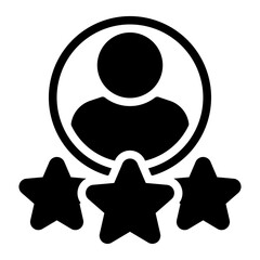 rating glyph icon