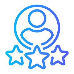 rating gradient icon