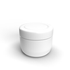 White carton packages, box and bottles