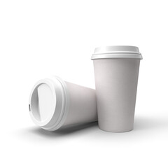 White carton packages, box and bottles