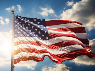 Generous American flag background