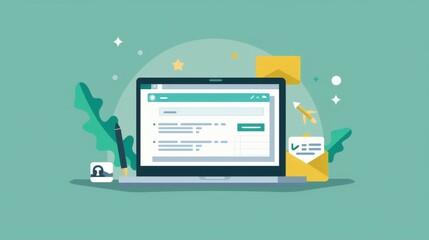 Maximize Deductions and Credits with Online Tax Preparation Service on Laptop Screen