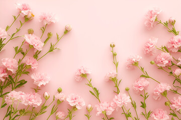 spring background with sakura flowers
