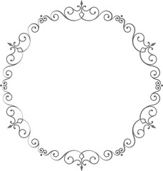 decorative vintage ornament frame