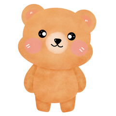 Teddy bear watercolor.