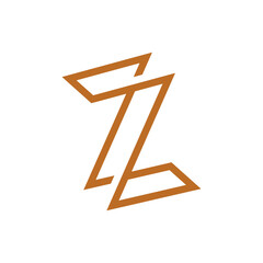Monogram Z. Design vector Z logo. Monogram initial letter mark Z logo design. Monogram design vector logo. Monogram initial letter mark Z logo design. Simple Z monogram. Monogram Z design logo