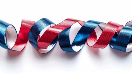 ribbons isolated on white background