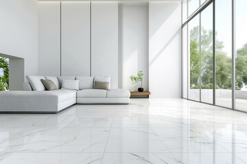 Modern Minimalist Living Space