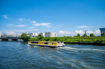 Obraz premium 横浜 新港パークの風景