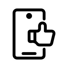 Obraz premium Like Icon Vector Symbol Design Illustration