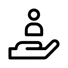 Obraz premium Friend Icon Vector Symbol Design Illustration