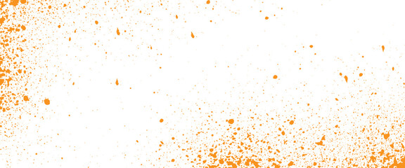 Vector abstract orange on white grunge splatter background design