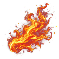 Fire flames clipart transparent background