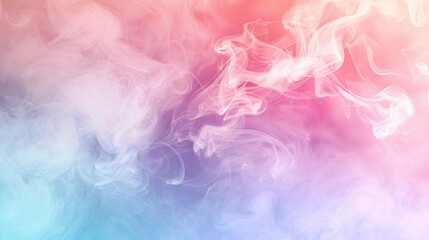 Fototapeta premium A colorful background with smoke and steam