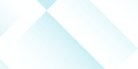 Abstract gradient white and blue background with diamond and square triangle shapes layered in modern abstract pattern design, White color technology concept geometric line vector background.	