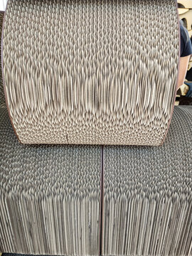 Textura de carton corrugado