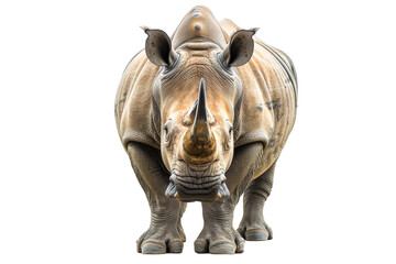 Obraz premium White Rhino Portrait