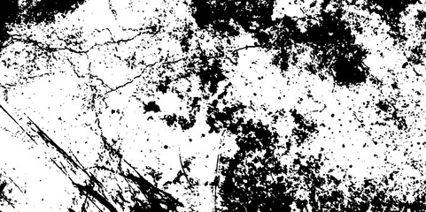 Grunge texture white and black. Overlay distress grain background. vector