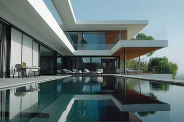 Fototapeta premium Modern Minimalist Living Space