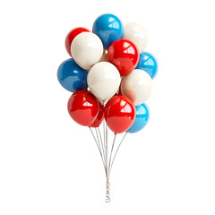 Vibrant Patriotic Balloon Bouquet