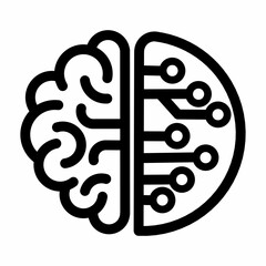 brain technology logo design