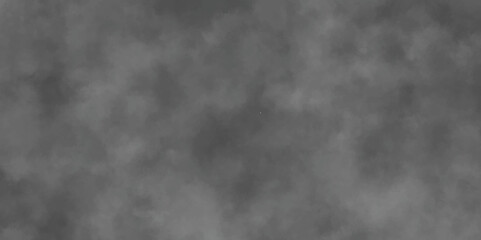 Abstract white and gray isolated cloud cumulus clouds. Gray aquarelle painted realistic fog or mist smoky textured canvas design. White and ash messy wall stucco texture background.