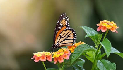 Fototapeta premium butterfly on flower butterfly, insect, flower, nature, garden, animal, summer