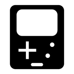 Obraz premium black and white joystick game