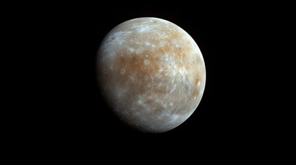 Obraz premium Planet Jupiter with its many moons
