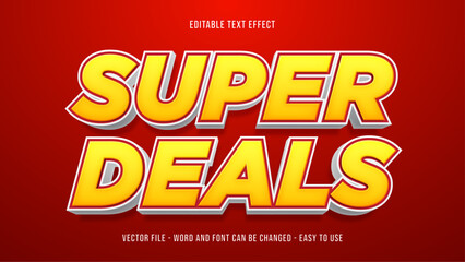 Editable text effect super deals mock up