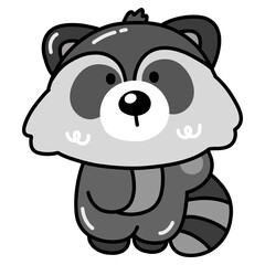 Cute raccoon 