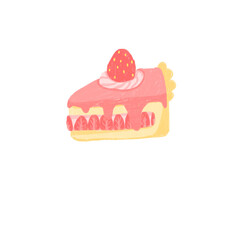 cake with strawberry