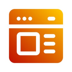 landing page gradient icon