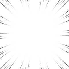 Obraz premium 灰色のグラデーションの集中線