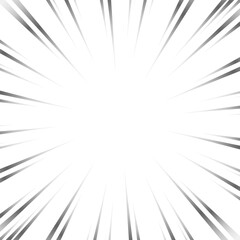 Obraz premium 灰色のグラデーションの集中線