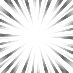 Obraz premium 灰色のグラデーションの集中線