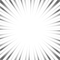 Obraz premium 灰色のグラデーションの集中線