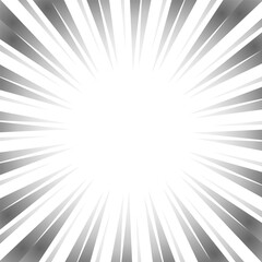 Obraz premium 灰色のグラデーションの集中線