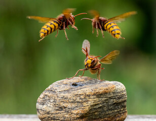 Hornisse (Vespa crabro)