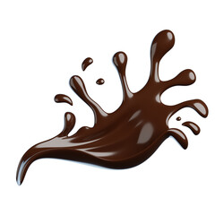 Chocolate Splash 3D Realistic