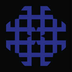 Fototapeta premium ceramic or tile designs with blue and black background