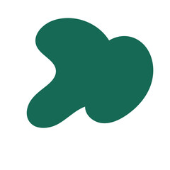 Abstract shape organic blob vector 