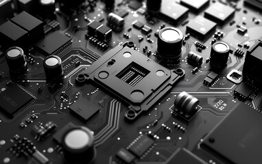 Fototapeta premium Shiny, high-performance graphics Memory image
