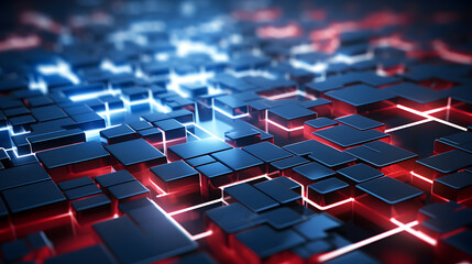 Fototapeta premium election 3d illustration abstract background