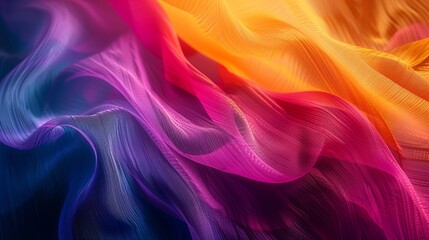 Fototapeta premium Vibrant pop colors on a minimal textile, trendy design, modern and stylish idea 8K , high-resolution, ultra HD,up32K HD