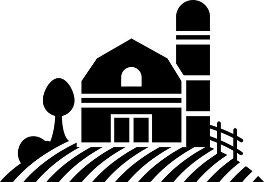 recommend clip art: silhouette of farm agriculture